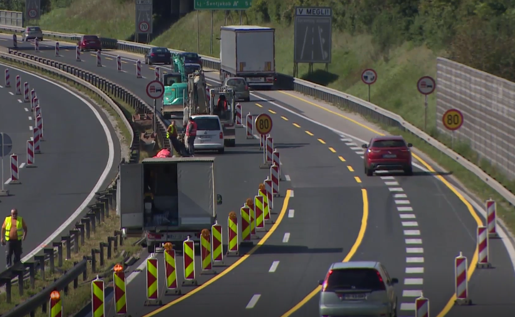 Začetek del tretjega pasu DARS_RTV SLO
